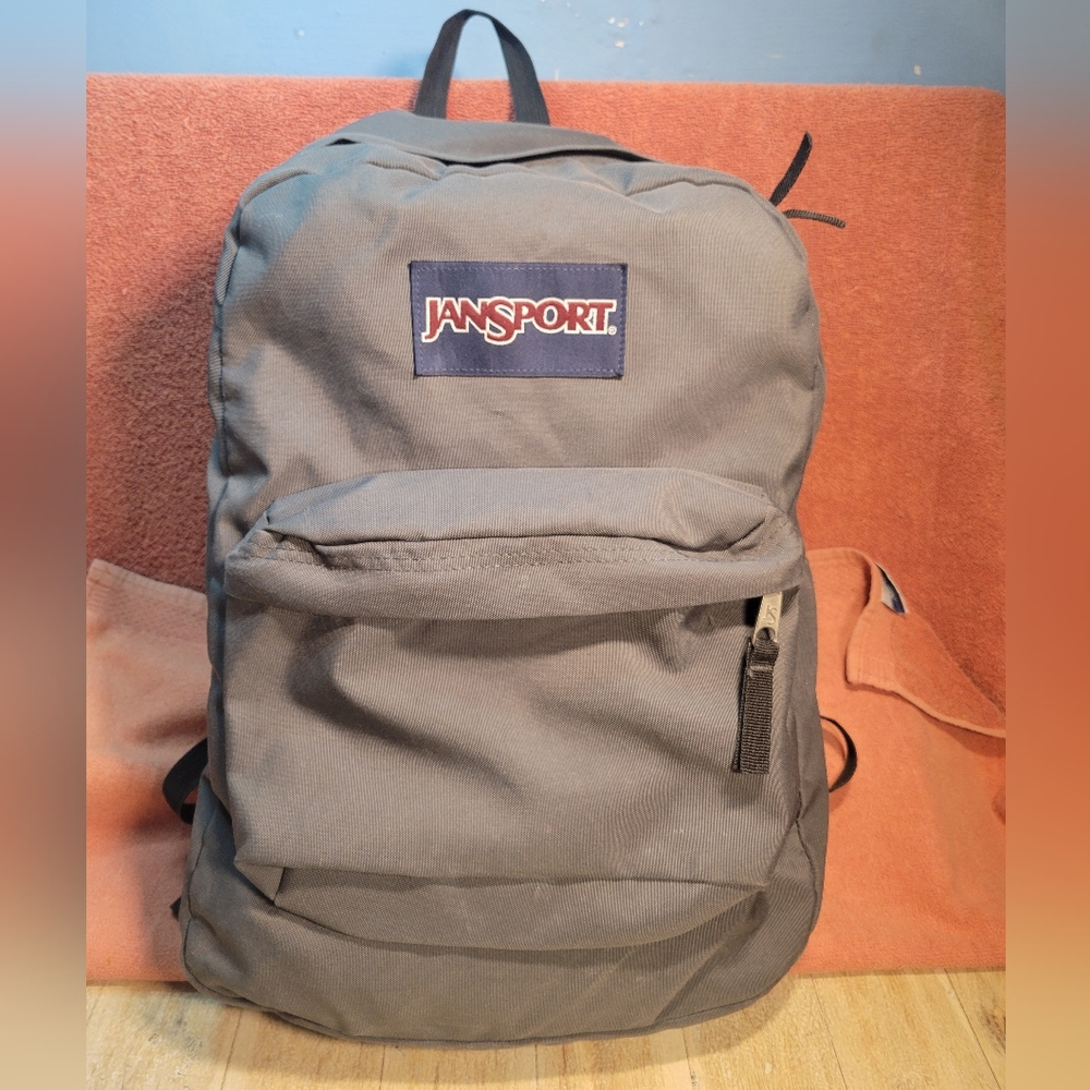 JanSport Gray Backpack in good condition